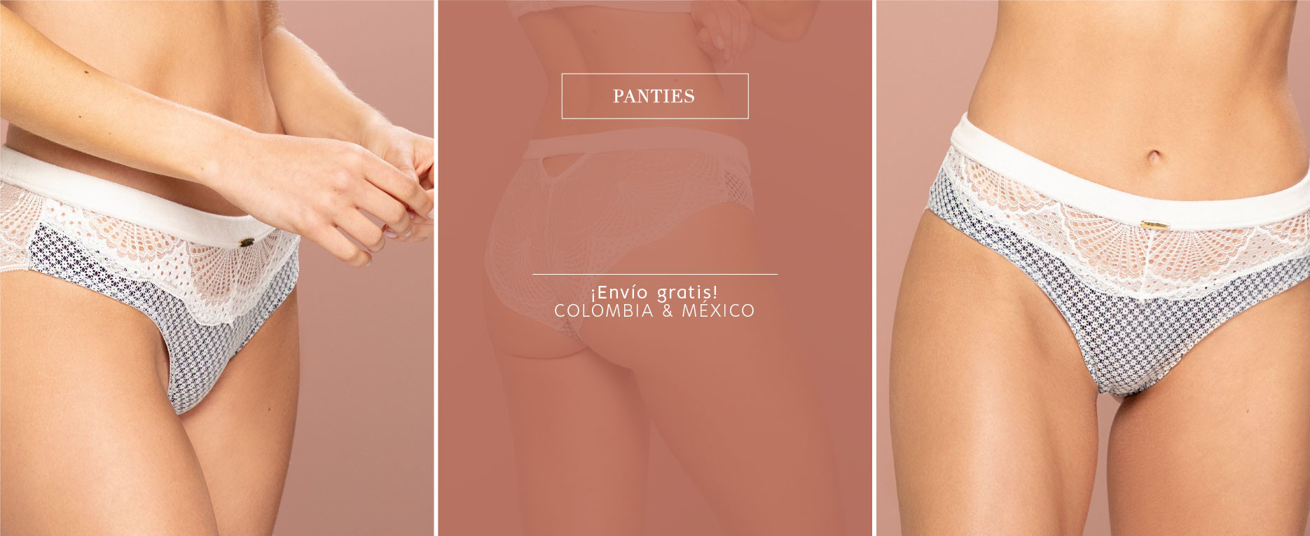 ¡Compra online! Panties con envío a gratis toda Colombia